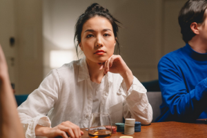 a female gambler