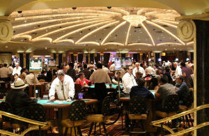 a gambling hall